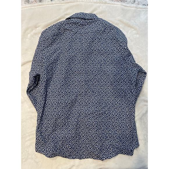 NWT RODD & GUNN Men's Sports Fit Floral Button-Up Shirt XL Indigo Long Sleeve - Picture 8 of 8